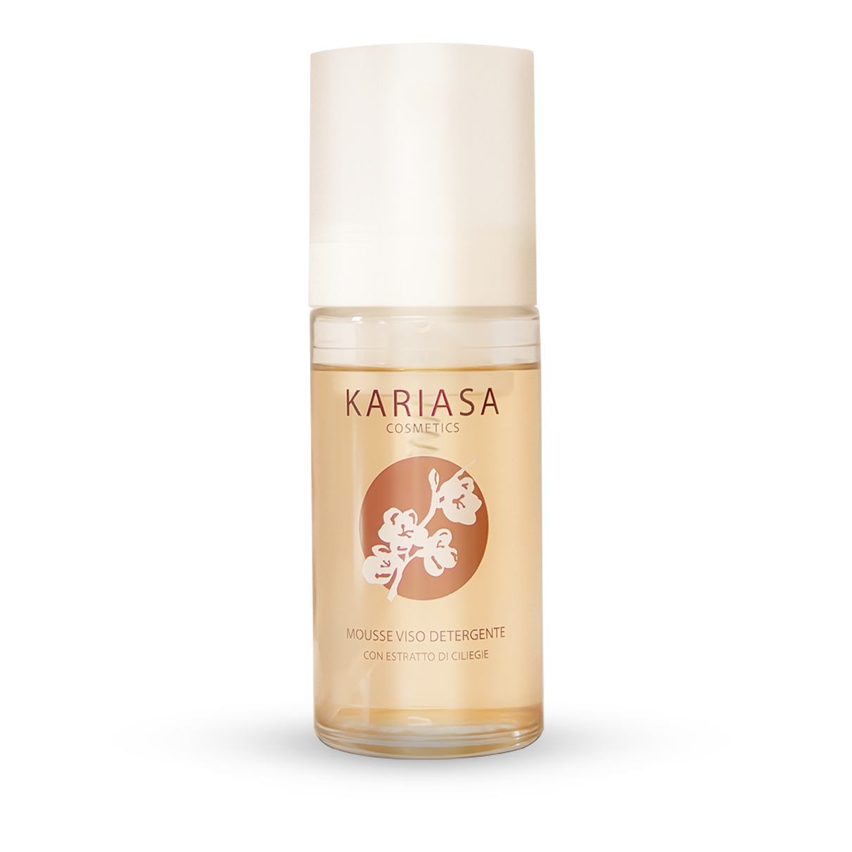 Mousse detergente viso alla ciliegia